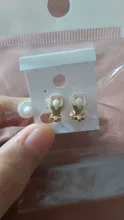 JIOFREE-pendientes de perlas de imitación para mujer, joyería Maxi sin perforaciones para fiesta de boda, regalo amor Navidad