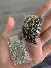 500 Uds 1,5 2,0 2,5mm cuentas engastadas de cierre de tubo de cobre dorado cuentas espaciadoras de tope para la fabricación de joyas suministros collar