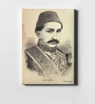 

Personalized Sultan II Abdülhamit Han Canvas Print (50x70 cm.) 2