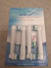 Cabezales de repuesto para cepillo de dientes Oral-B, apto para Advance Power, Pro Health, Triumph, 3D Excel, vitalidad precisión, limpieza, 4 unidades