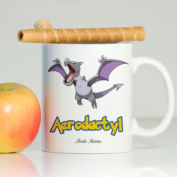 

Personalized Pokemon Aerodactyl White Mug Cup