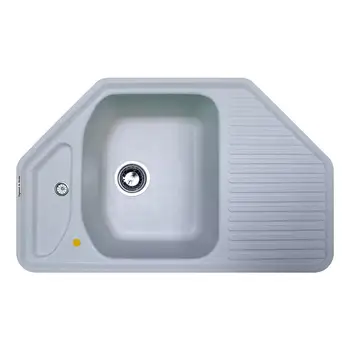 

Kitchen sink Zigmund & shtain eckig 800 Milky Way gray granite