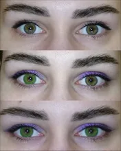 EYESHARE-par de lentes de contacto de 3 tonos, lentillas de colores a la moda