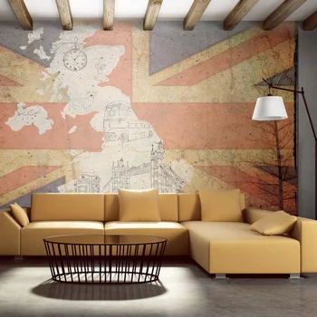 

Wall mural-postcard from Britain-450x270 cm