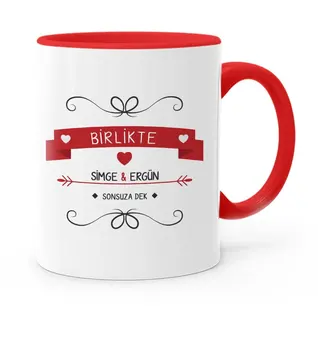 

Personalized Valentine 'S Day Themed Red Mug Cup-46