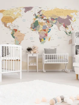 

Photo wallpaper "children's map of the world", 3,60X2,70 m (flizelini 4022-4f)