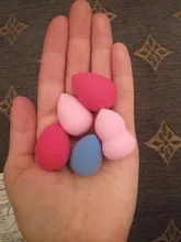5 unids/set venta al por mayor Mini esponja de maquillaje forma de huevo maquillaje suave Fundación puff corrector mezclado maquillaje cosmético esponja