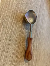 Cuchara de cera de lacre Anti-caliente mango de madera Retro cera estampado cucharas tarjetas de invitación sellos decorativos artesanía