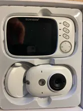Video monitor para bebé 2.4G, cámara de seguridad para niñera inalámbrica con LCD de 3.2 pulgadas, audio bidireccional, sonido, visión nocturna, vigilancia, VB603