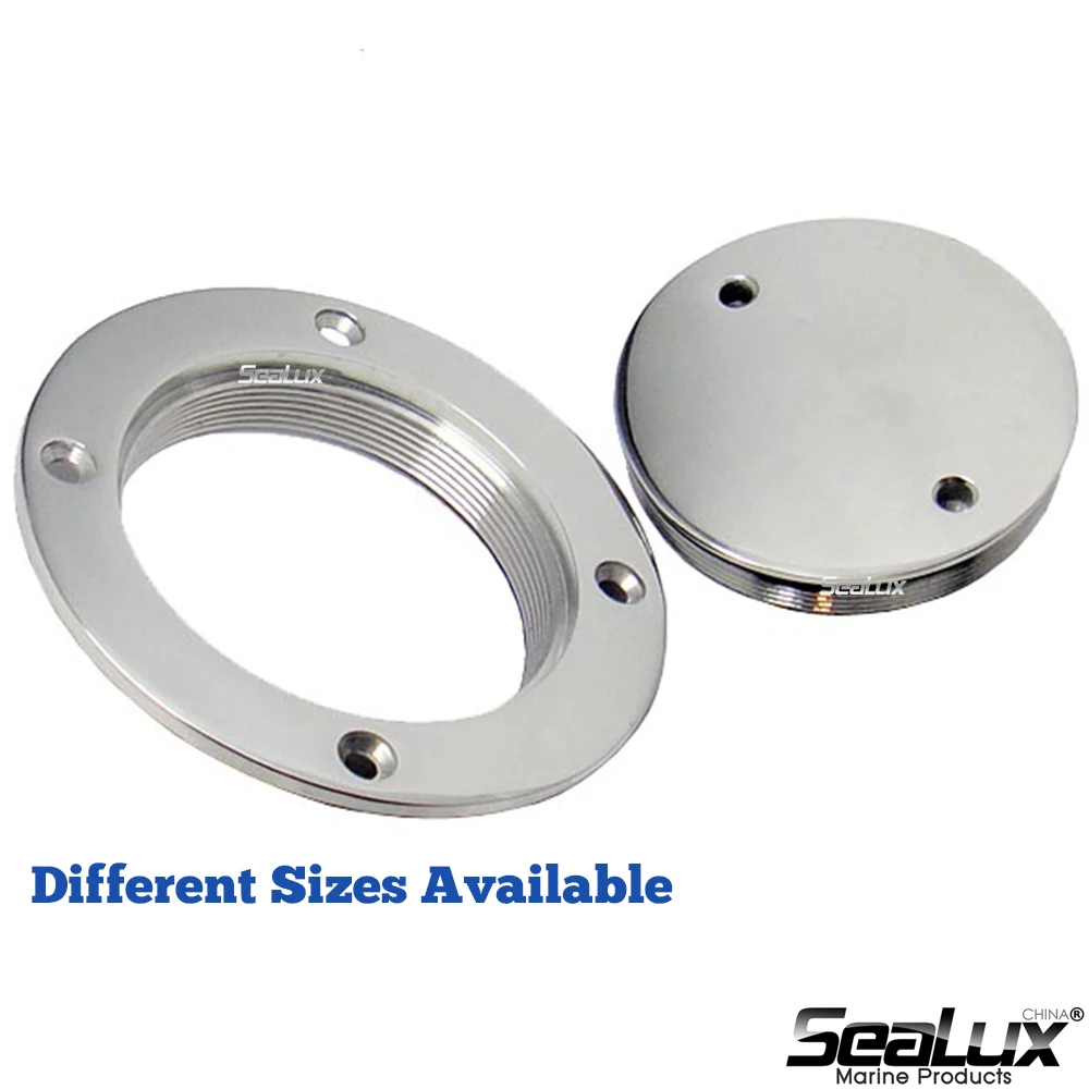 Sealux Marine Grade Stainless Steel 316 Deck Plate for Marine Boat Yacht Accessory Hardware