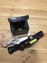 Headlamp Flashlight Torch Sanyi Hiking Mini Rechargeable Camping 18650 USB