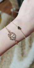 Pulseras de oro de loto hueco para mujer, pulsera de Navidad, regalo de joyería, 2021