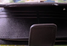 Bolso de mano para Hombre, Billetera larga, tarjetero, de cuero