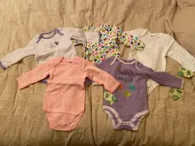 Bodysuit Cotton Long-Sleeve Bebe Newborn Baby White Baby-Boy-Girl Winter Ropa 5pcs/Lot