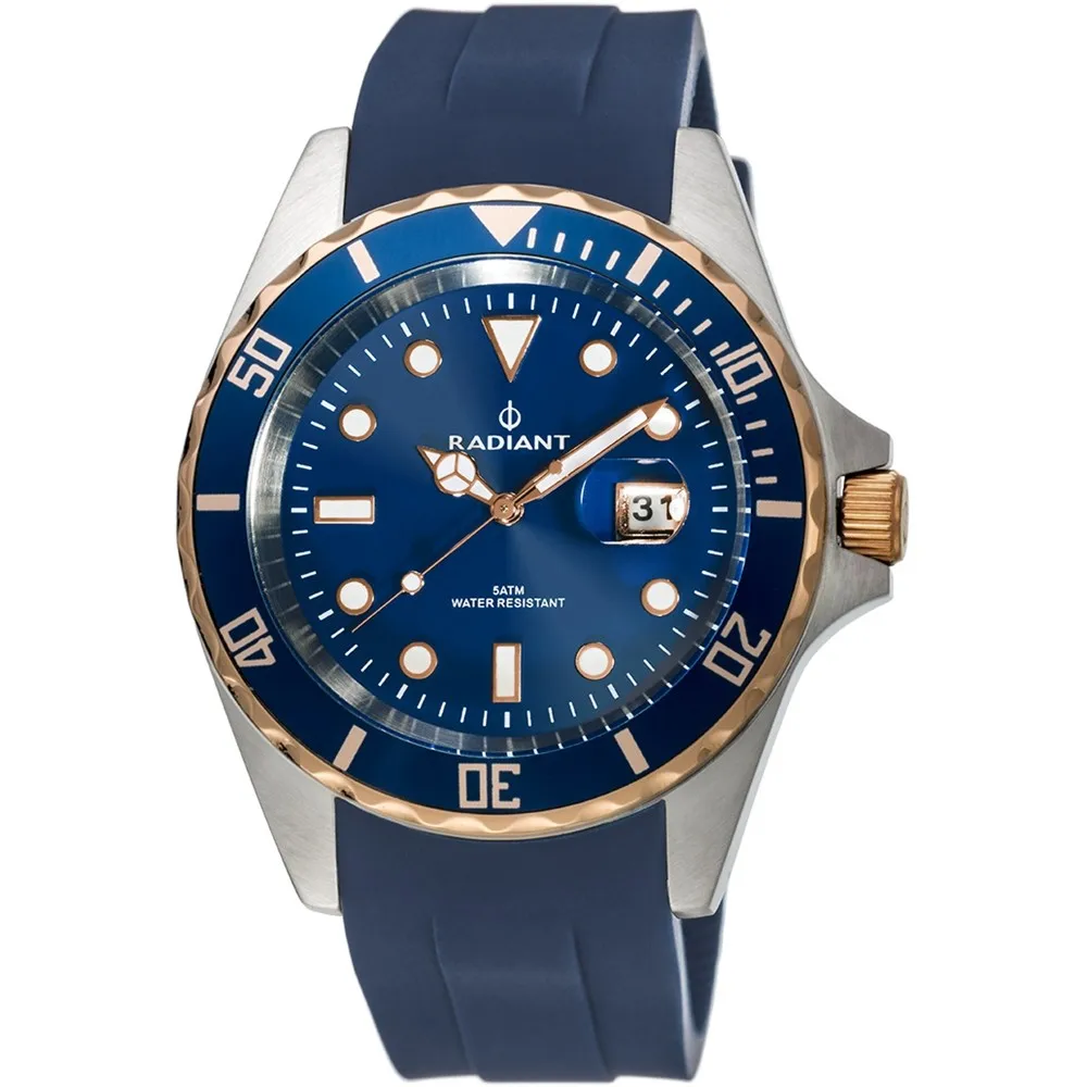Часы Radiant New Navy Steel RA410603 Аналоговые мужские-Модель: | Наручные часы