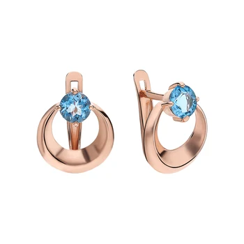 

Sunlight silver topaz earrings