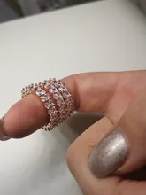 Huitan-anillo de compromiso con Circonia cúbica para mujer, sortija de compromiso, de boda, de lujo, cuadrado, Micro pavé, promesa de amor, gran oferta