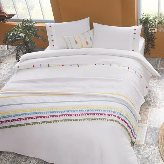 

YatasBedding Nona 100% Cotton Twin size Double side 220x200cm 4 PCS Duvet set
