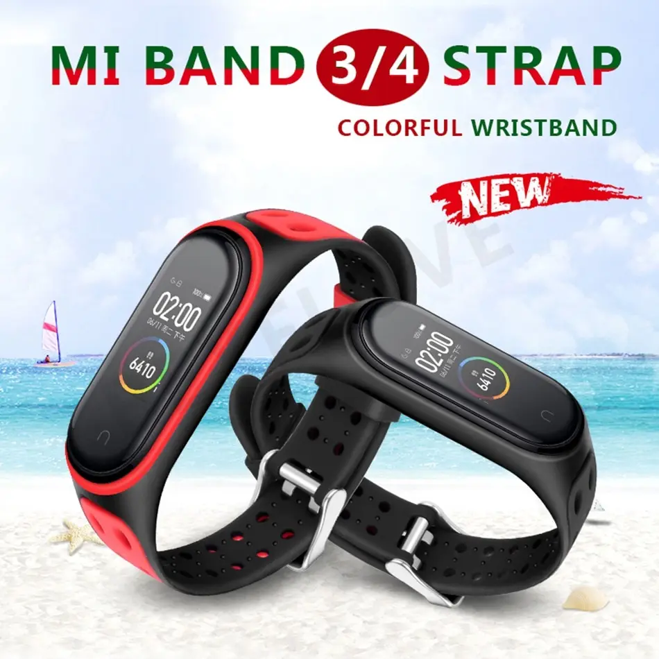 Прозрачный ремешок для браслета Mi Band 4 3 силиконовый Xiaomi аксессуары NFC