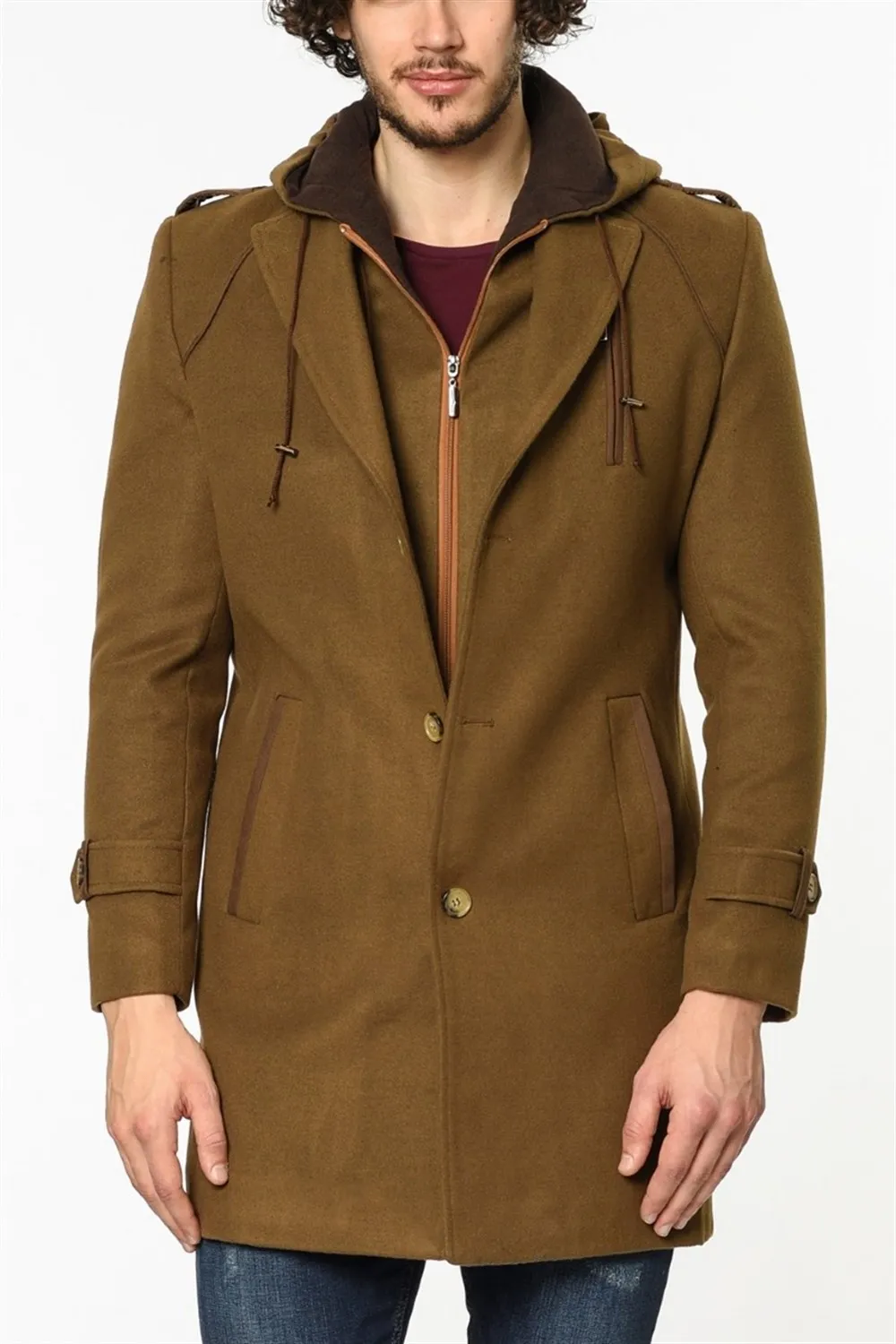 PLT8336 Пальто DEWBERRY-CAMEL