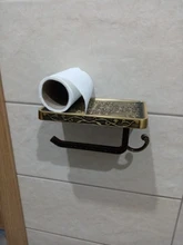 Rack-Accessory Toilet-Paper-Holder Bathroom-Storage Antique Tssue Brass YT-1492B