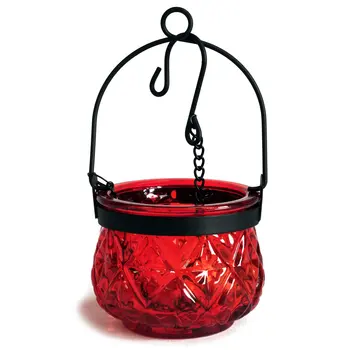 

Candle lantern Pendant Moroccan style-Ruby
