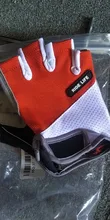WEST ciclismo verano guantes para ciclismo a prueba de golpes espesar de medio dedo guantes de ciclismo para senderismo deporte MTB de la bici de la motocicleta guantes