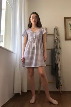 

Trendyol Printed Knitted Nightgown THMSS20GC0015