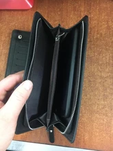 Bolso de mano para Hombre, Billetera larga, tarjetero, de cuero