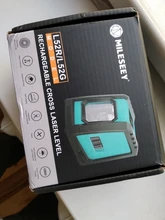 Mileseey-Nivel láser L52R, herramienta de nivelación profesional de 2 líneas, Cruz Vertical, con batería y trípode, 2020
