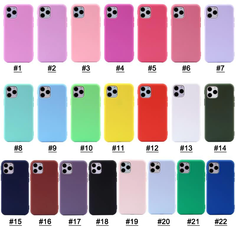Толстый чехол для телефона ярких цветов 1 5 мм iPhone 11 Pro MAX 6 6s 7 8 Plus X XS XR 11Pro 5S SE матовый