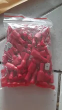 Cable-Plug Connectors Wiring Spade Electrical-Crimp-Terminal Female Insulated FDD 100pcs