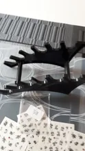 1 Set de pinceles de uñas soporte de estante de pluma accesorios cepillos para herramienta de la manicura acrílico soporte de cepillos de manicura portador de almacenamiento