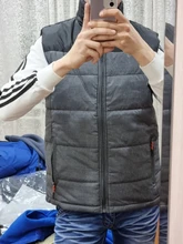 FALIZA-Chaleco de invierno Para Hombre, chaqueta sin mangas, cálido, informal, grueso, 5XL, MJ-M