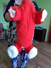 Winter Overalls for Dogs Warm Waterproof Pet Jumpsuit Trousers Male/ Female Dog Reflective