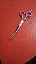 Professional Scissors Shear Hair Dog-Grooming-Kit Curve Thinning Cat 6inch