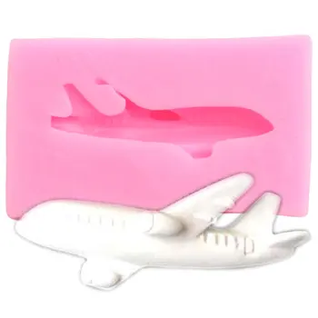 

Plane Silicone Molds DIY Cupcake Topper Fondant Cake Decorating Tools Sugarcraft Candy Chocolate Gumpaste Mould Clay Resin Mold
