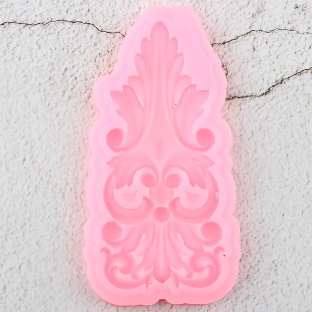 Könnyű Szilikon Penész Csipke Torta Szegély Fondant Penészek Konyhai Sütés Csokoládé Polimer Agyag Cukorkapenék - Image 4