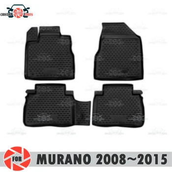 

Floor mats for Nissan Murano 2008~2015 rugs non slip polyurethane dirt protection interior car styling accessories