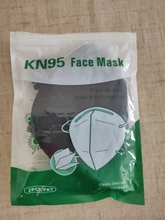 1-100 Uds KN95 Mascarillas FFP2 reutilizable 5 capas de protección 95% PM2.5 aprobado higiénico ffp2mask ce FFP2 Negras fpp2