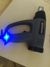Building-secador de pelo para soldar herramienta de calor con pantalla digital ajustable, pistola de calor de 220V, pistola de calor de buena calidad, pistolas de aire caliente