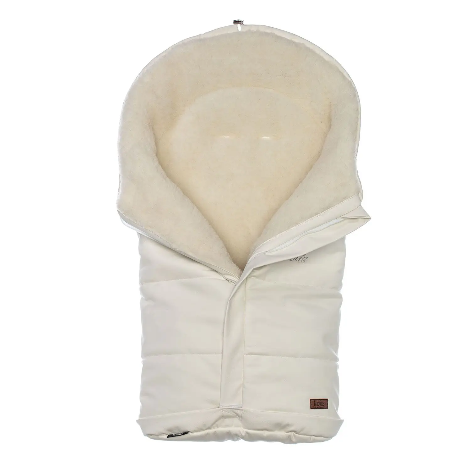 Конверт зимний меховой Nuovita Siberia Lux Bianco(Bianco/Белый