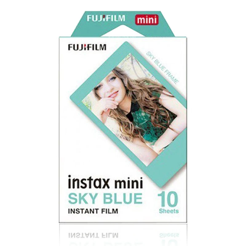 Fujifilm Instax Mini Sky Blue Instant 10 пленка для Fuji 7s 8 + 9 25 50s 70 90 300 SP-1 2 принтера | Электроника