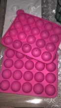 1PC 12/20 Holes Chocolate Ball Cupcake Cookie Candy Maker DIY Baking Tool Silicone Pop