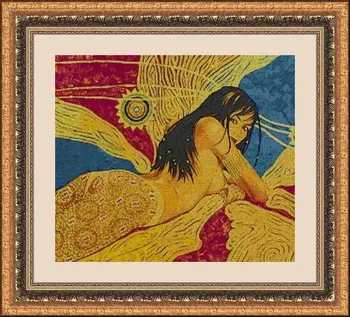 

CROSS STITCH KIT PANDATHREAD MODERN AND SURREAL 33209