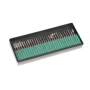 

30 BURS DIAMOND HANDLE 3 MM FOR USE WITH DREMEL Or SIMILAR