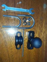 Base de montaje de riel de manillar de motocicleta, Base de 1 pulgada para Gopro, cámara, teléfono inteligente, Garmin, Sony, RAM, G6KC, u-bolt