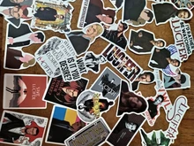 Pegatinas impermeables de PVC de temporada en la TV, 50 unids/lote de pegatinas de Lucifer para monopatín, calcomanía para equipajes, pegatina de juguete