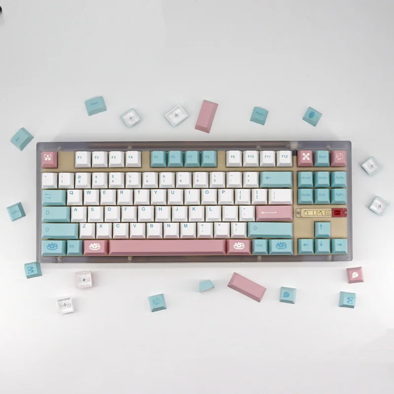 pbt tintura sublimação teclado mecânico para mx switch 61 64 87 980 104
