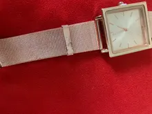 Reloj cuadrado de marca superior para mujer, pulsera de lujo de oro, reloj de cuarzo para mujer